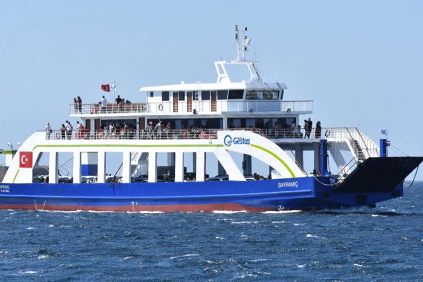 Çanakkale'de feribot seferleri yapılamayacak Çanakkale'de feribot seferleri yapılamayacak